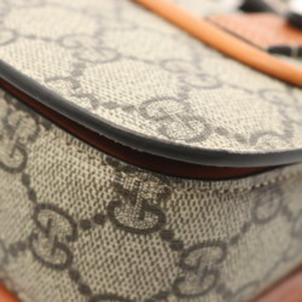Gucci Bamboo Belt Bag Waist Body Leather Beige Brown - Picture 7 of 7